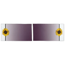 ひまわりとナス色のフェード、2デザイン
