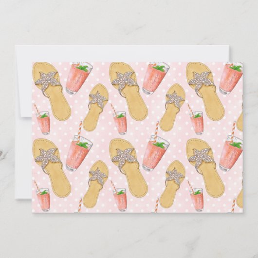 ひまわりとレモネードの写真サンクスカード サンキューカード (裏面)