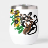 ひまわりと猫 (正面)