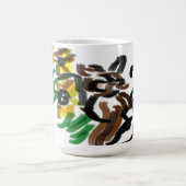 ひまわりと猫 コーヒーマグカップ (中央)