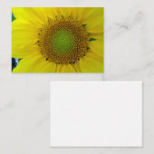 ひまわりと種、スパイラル、黄金比 ノートカード (正面/裏面)