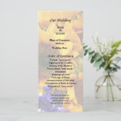 ひまわりと紫のスタチスブーケ プログラム (スタンド正面)