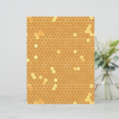 ひまわりと蜂のハニコムスクラップブックペーパーシート (スタンド正面)