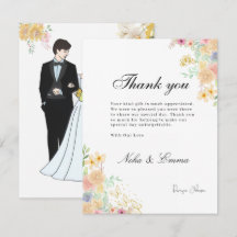 ひまわりと蝶の結婚式