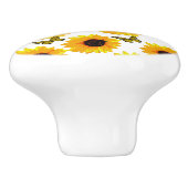 ひまわりと蝶 セラミックノブ (側面)