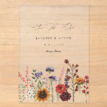 ひまわりと野の花の花々