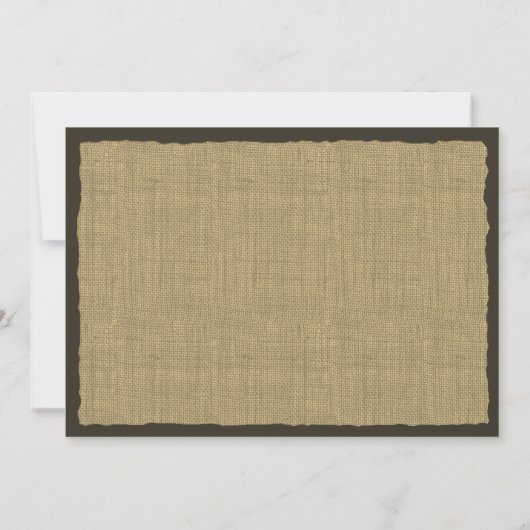 ひまわりと馬蹄のBBQ ウェディングパーティ 招待状 (裏面)