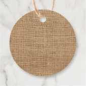 ひまわりと麻布 オータム ブライダルシャワー 感謝 フェイバータグ (裏面)