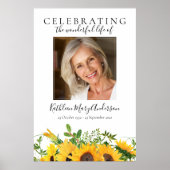 ひまわりのお葬式歓迎 ポスター (正面)