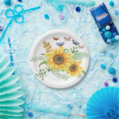 ひまわりのはる ペーパープレート (パーティー)