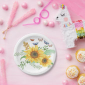ひまわりのはる ペーパープレート (パーティー)