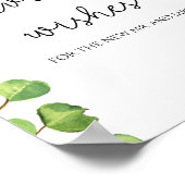 ひまわりのアドバイスと新婚への願い ポスター (角)