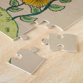 「ひまわりのアドバイス」パズル ジグソーパズル (側面)