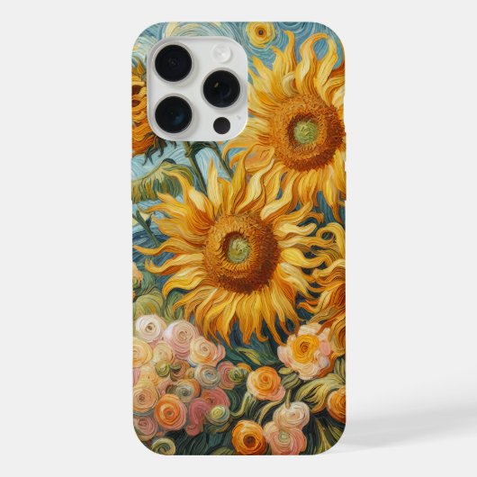 ひまわりのインスピレーション iPhoneケース (裏面)