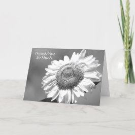 ひまわりのウェディングパーティーへの感謝カード サンキューカード