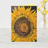 ひまわりのオールオケージョン グリーティング カード (黄色い花)