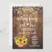 ひまわりのカントリーウェディングパーティ 招待状 (正面)