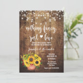 ひまわりのカントリーウェディングパーティ 招待状 (スタンド正面)