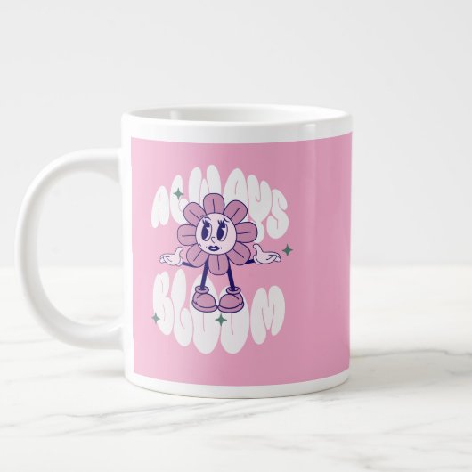 ひまわりのキャラクターの引用 ジャンボコーヒーマグカップ (左)