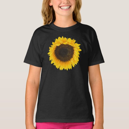 ひまわりのギフト ベビーTシャツ (正面)