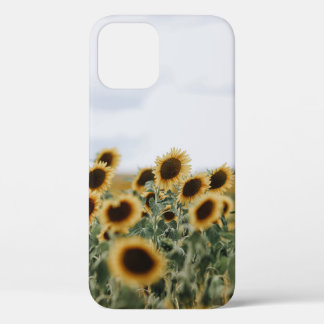 ひまわりのクローズアップ写真 iPhone 12ケース