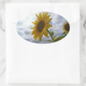 ひまわりのグローリーオーバルシール 楕円形シール (バッグ)