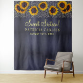 ひまわりのスイート16 フォトブース背景 タペストリー (インサイチュ)