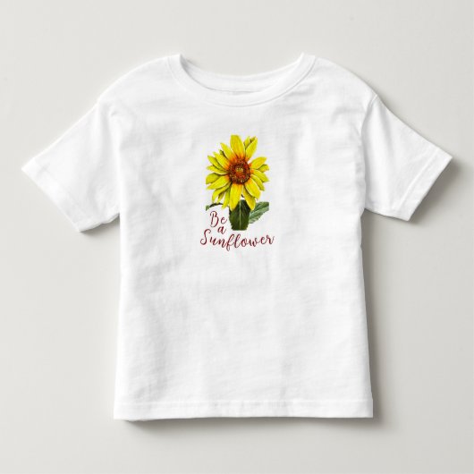 ひまわりのトドラーTシャツ トドラーTシャツ (正面)