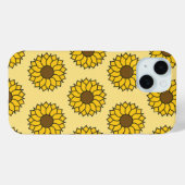 ひまわりのパターン Case-Mate iPhoneケース (裏面 (横))
