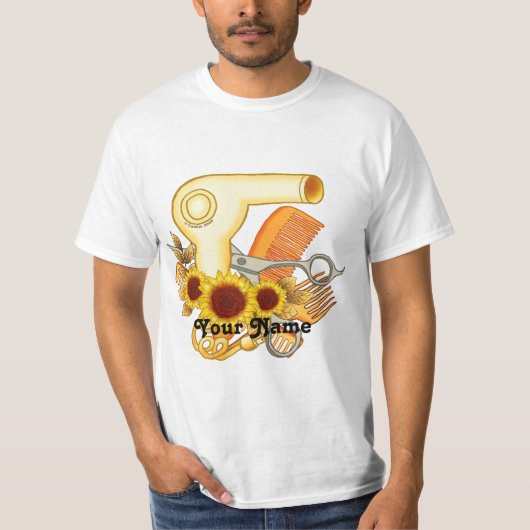 ひまわりのビューティシャンTシャツ Tシャツ (正面)
