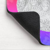 ひまわりのフローラパーソナライズされた写真 マウスパッド (コーナー)