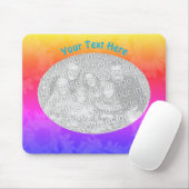 ひまわりのフローラパーソナライズされた写真 マウスパッド (マウス)