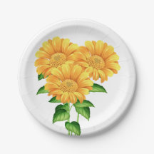 ひまわりのフローラ結婚の夏のパーティー黄