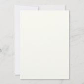 ひまわりのフローラ結婚式の日付を保存 招待状 (裏面)