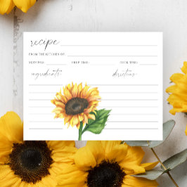 ひまわりのブライダルシャワーレシピ