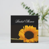 ひまわりのブライダルシャワー招待状 招待状 (スタンド正面)