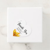 ひまわりのブライダルシャワー ギフトタグ フェイバータグ (インサイチュ)