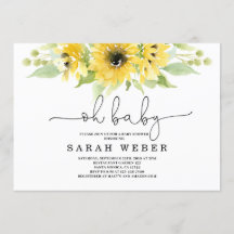 ひまわりのベビーシャワー