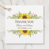 ひまわりのボヘミアロマンティックサマータイム フェバータグ フェイバータグ (正面)