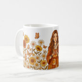 ひまわりのマグカップ コーヒーマグカップ (正面左)