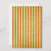 ひまわりのラスティックウェディングパーティ 招待状 (裏面)