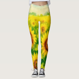 ひまわりのレギンス レギンス