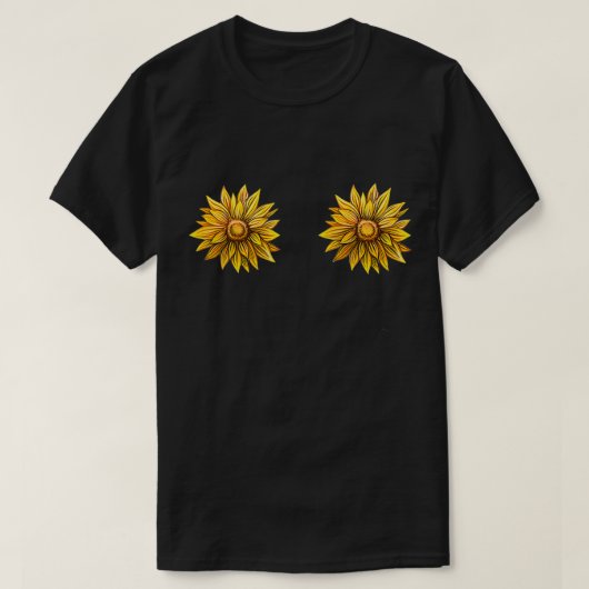 ひまわりの乳首  Tシャツ (デザイン正面)
