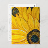 ひまわりの二人組 ポストカード (正面/裏面)
