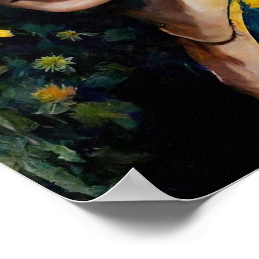 ひまわりの人 ポスター (角)