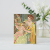 ひまわりの人 |メアリー・カッサット ポストカード (スタンド正面)