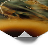 ひまわりの写真 ポスター (角)