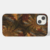 ひまわりの印象派風 iPhoneケース (裏面横)