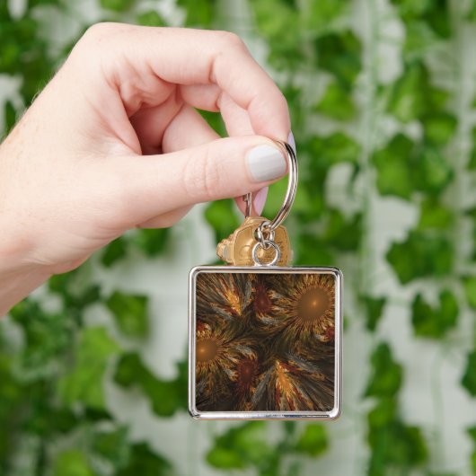 ひまわりの印象 キーホルダー (手)