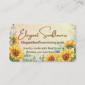 ひまわりの名刺 名刺 (正面)